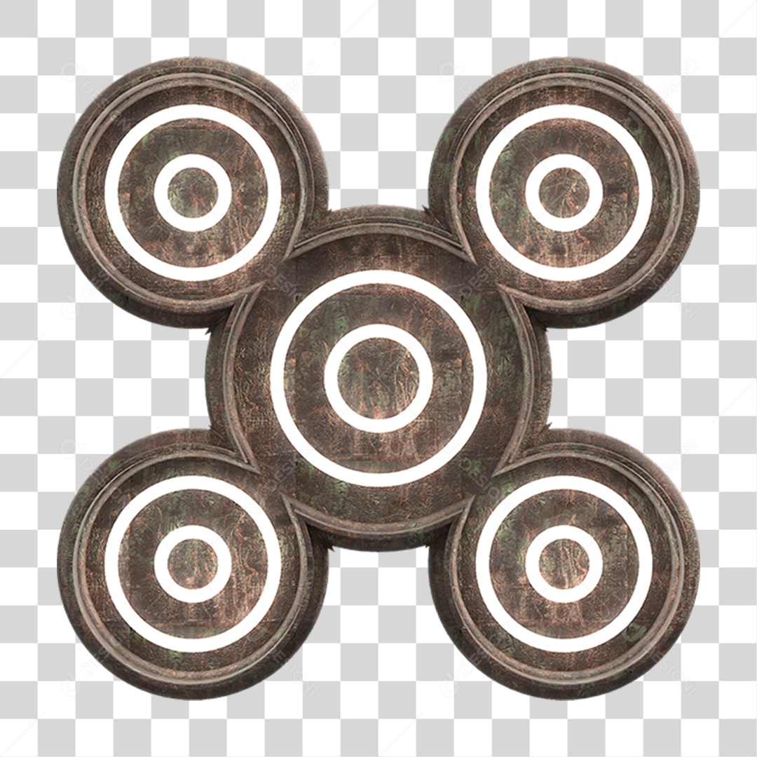 Kit Painel de Metal PNG Transparente