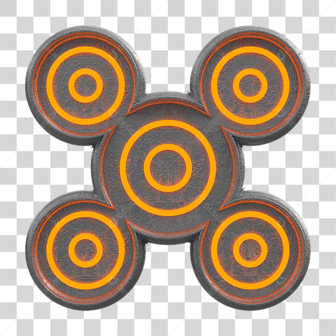 Kit Painel de Metal PNG Transparente