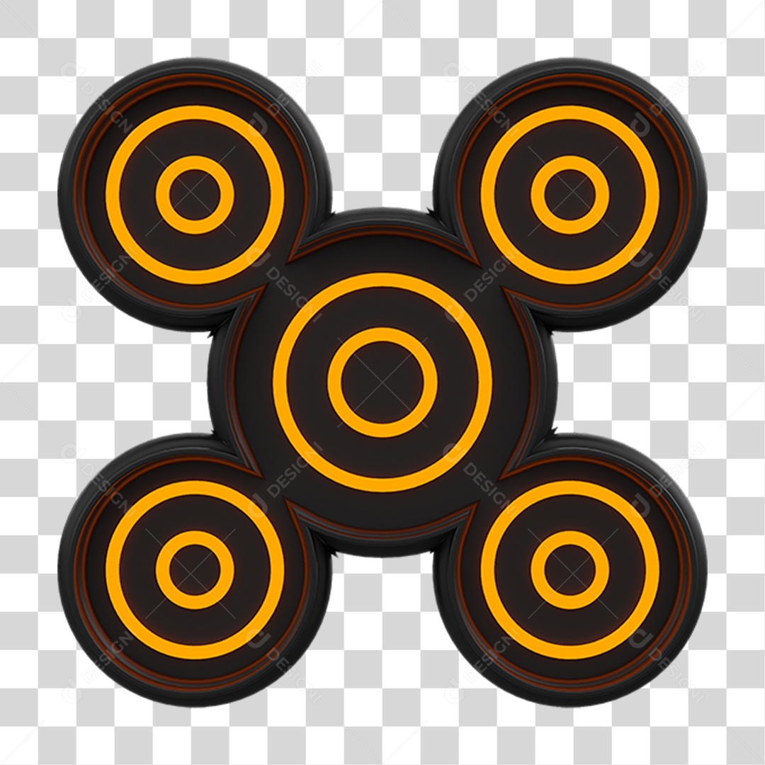 Kit Painel de Metal PNG Transparente