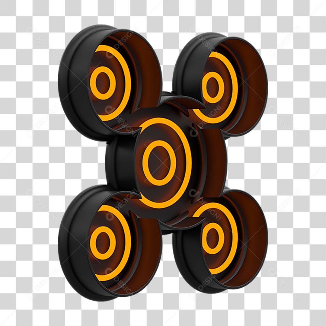 Kit Painel de Metal PNG Transparente