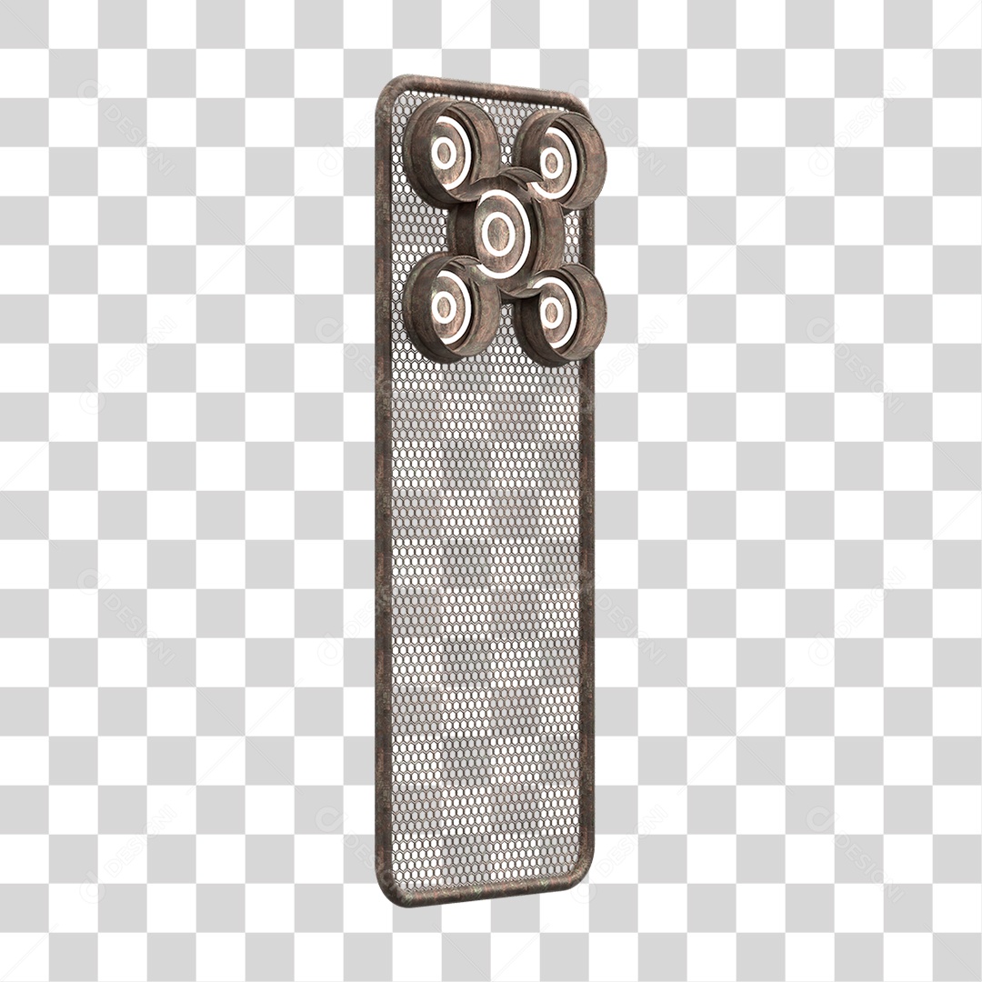 Kit Painel de Metal PNG Transparente