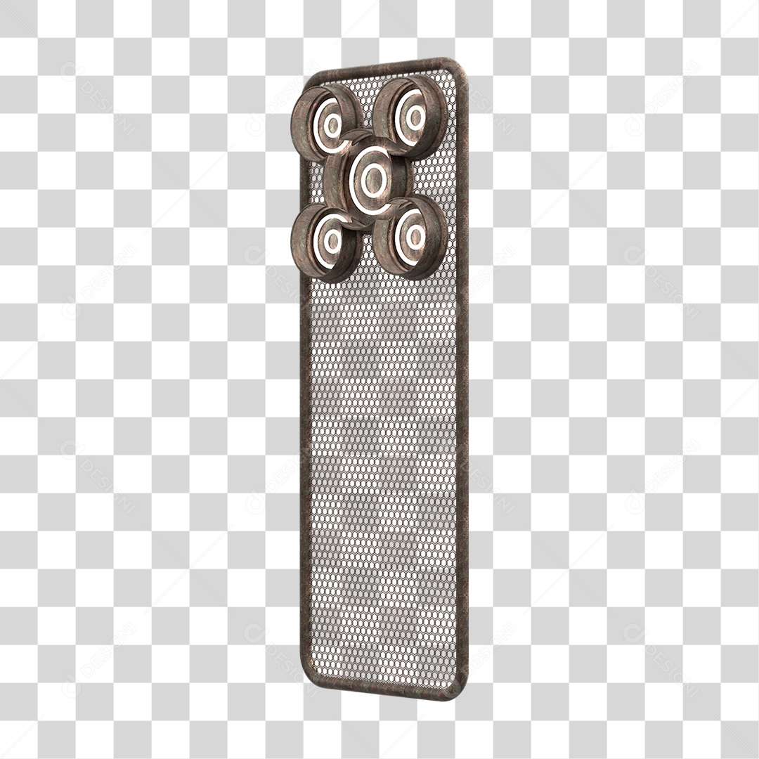 Kit Painel de Metal PNG Transparente