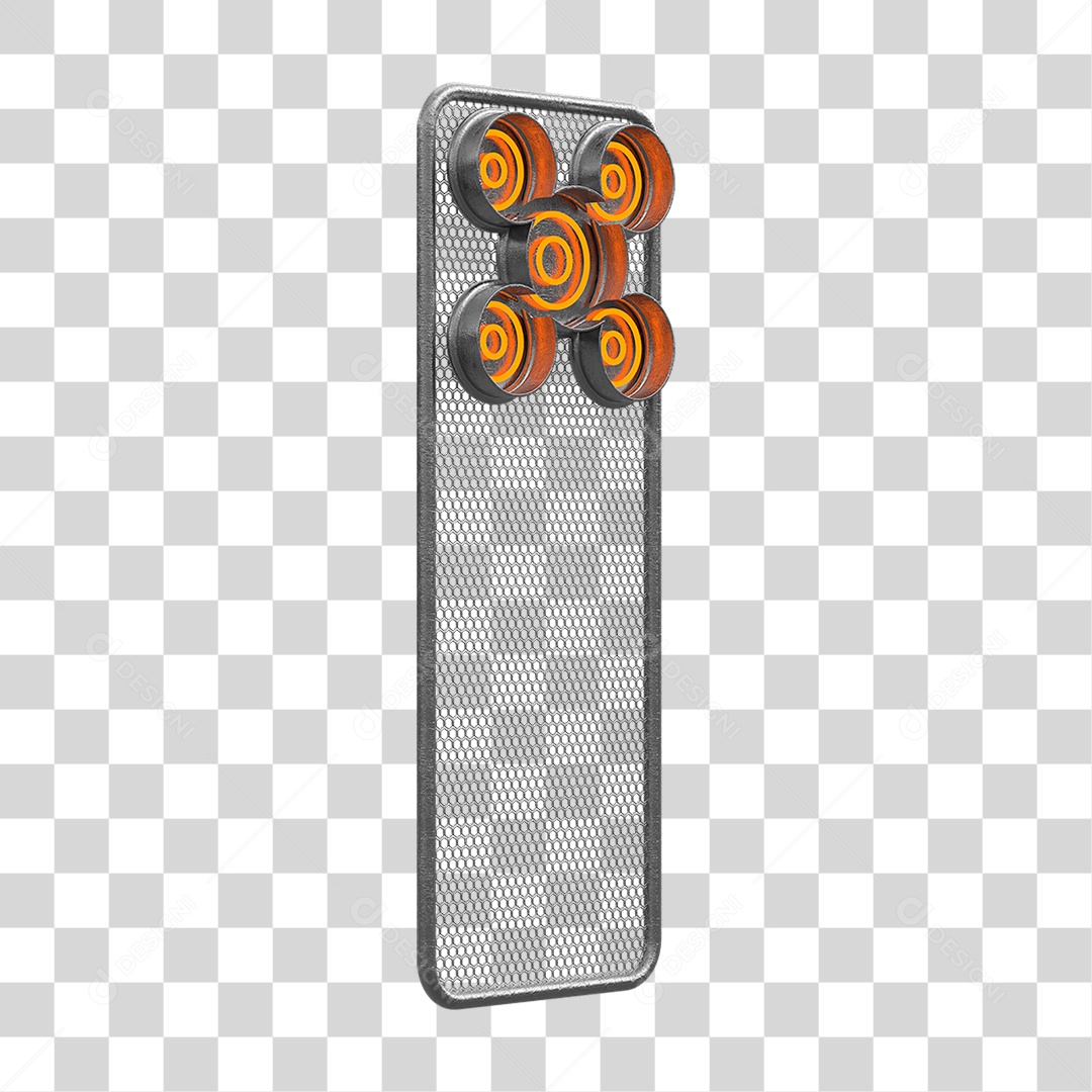 Kit Painel de Metal PNG Transparente