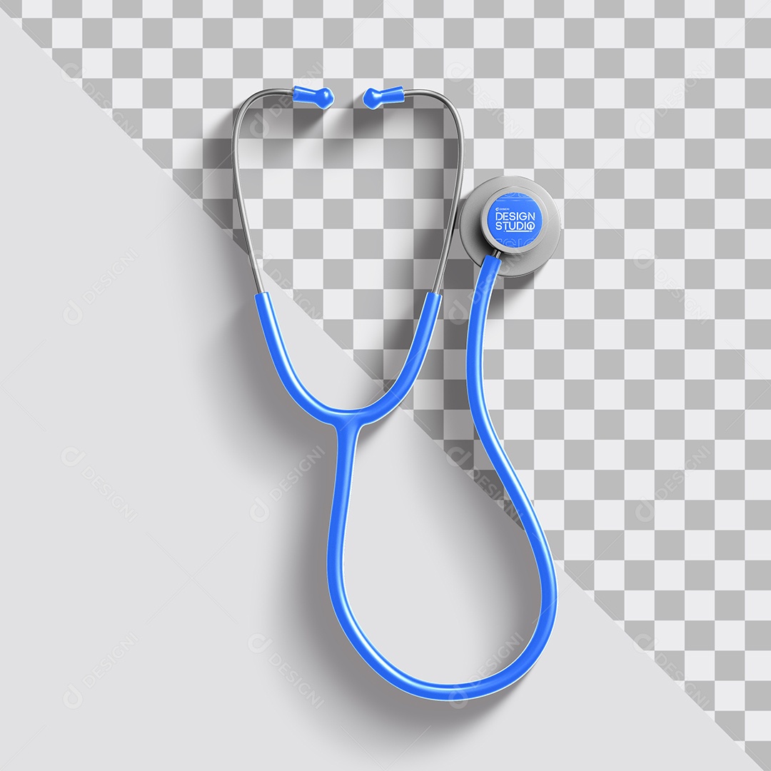 Mockup Estetoscópio Personalizado PSD Editável