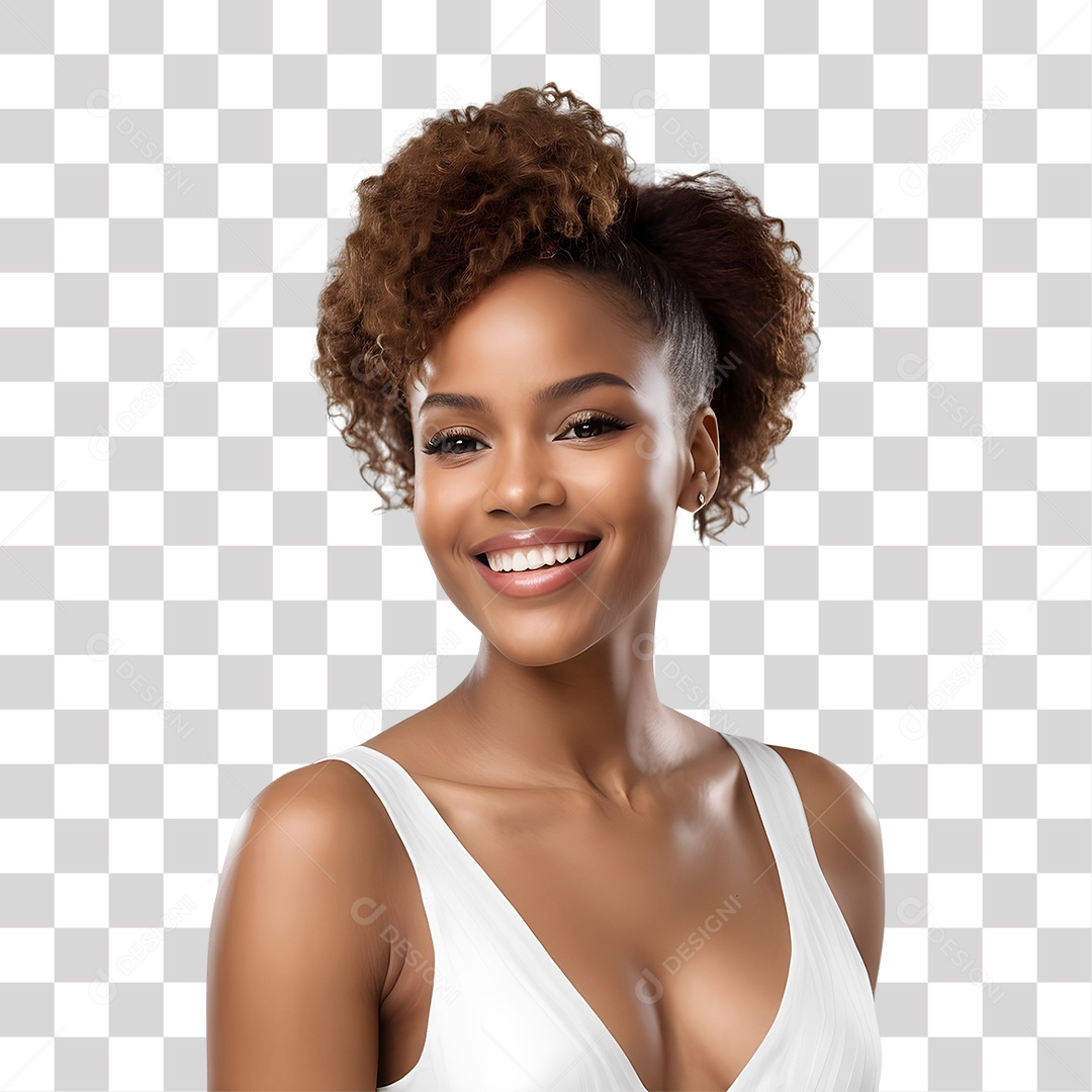 Mulher Modelo Dia da Mulher PNG Transparente