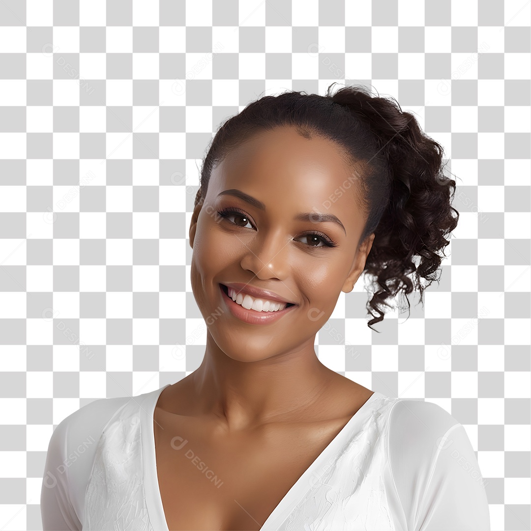 Mulher Modelo Dia da Mulher PNG Transparente