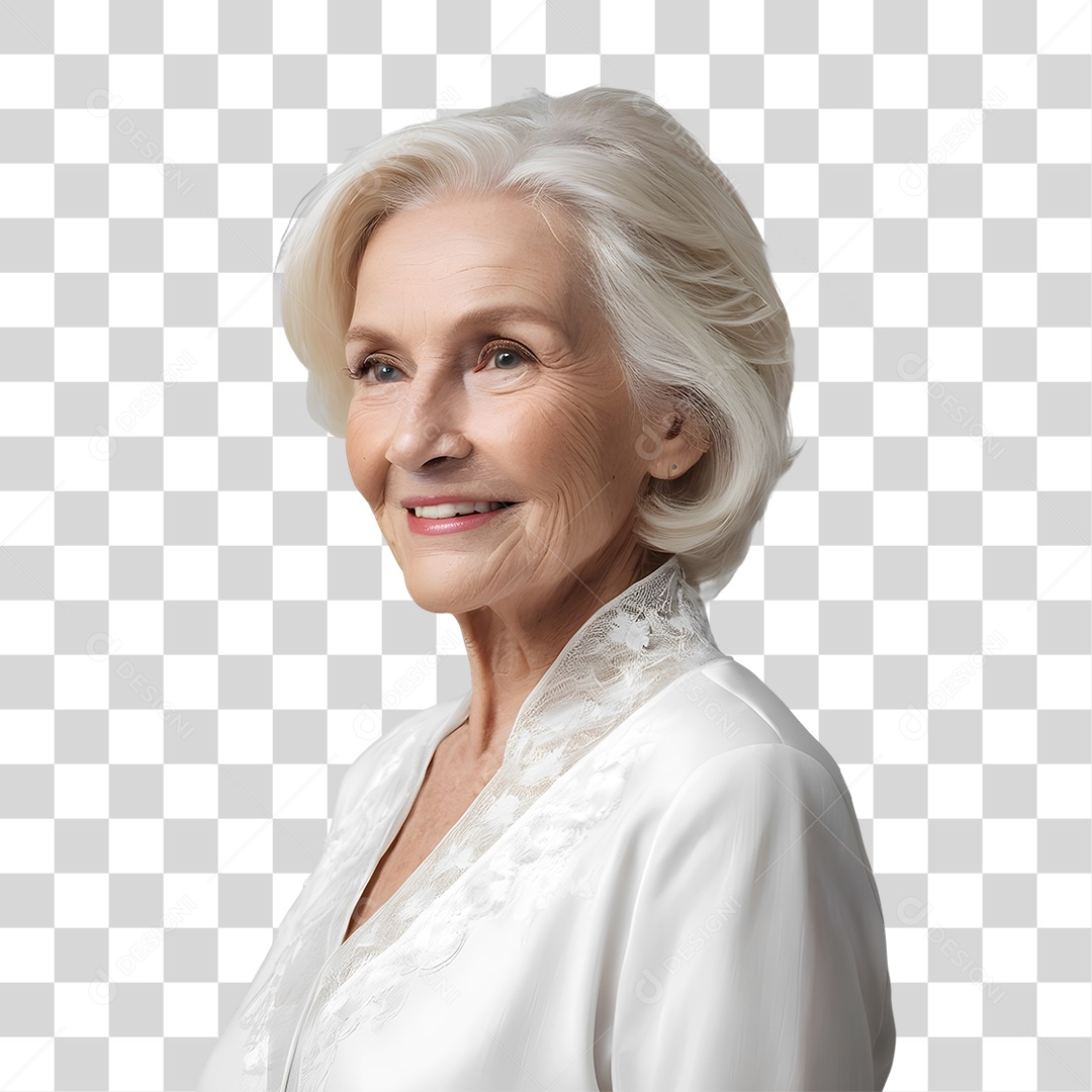 Mulher Sorrindo Senhora PNG Transparente