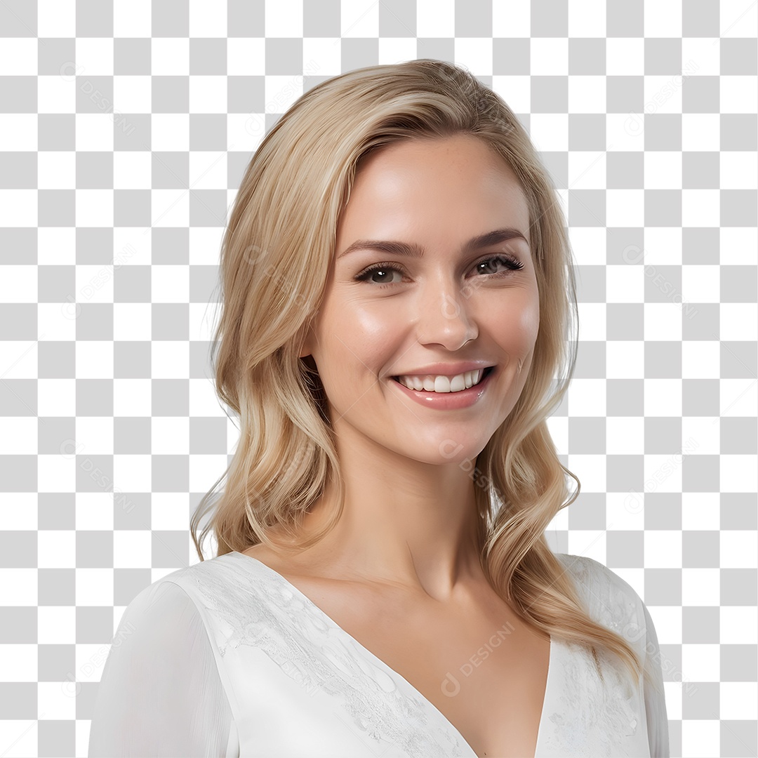 Mulher Modelo Dia da Mulher PNG Transparente