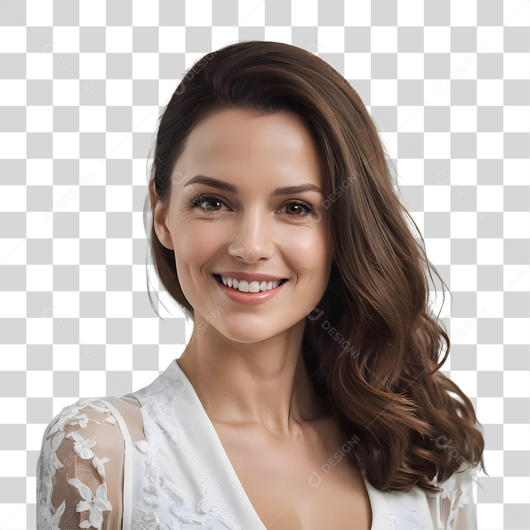 Mulher Modelo Dia da Mulher PNG Transparente