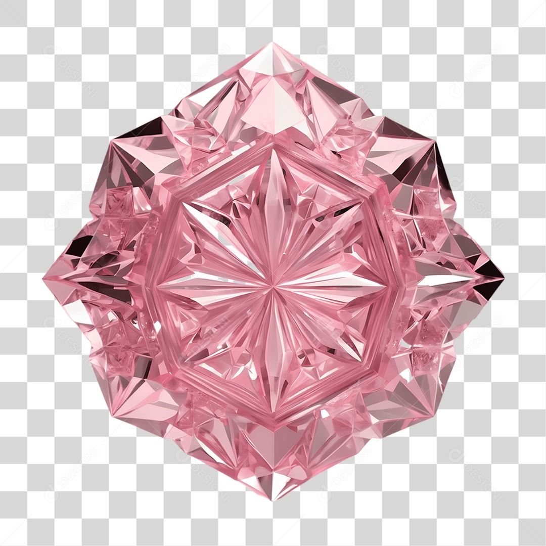 Flor de Cristal Dia da Mulher PNG Transparente