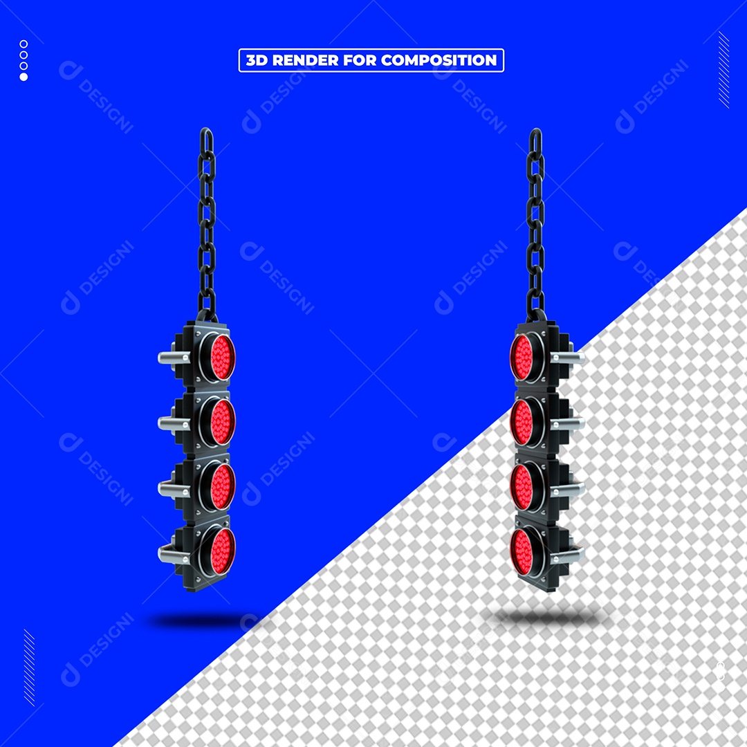 Refletores De Luz Elemento 3D Para Composição PSD