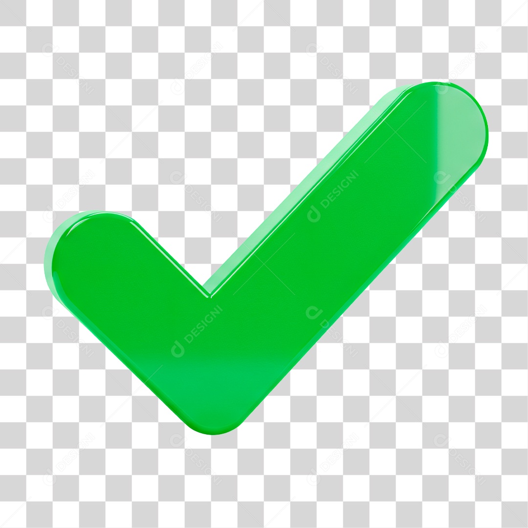 Ícone Sinal de Confirmação PNG Transparente