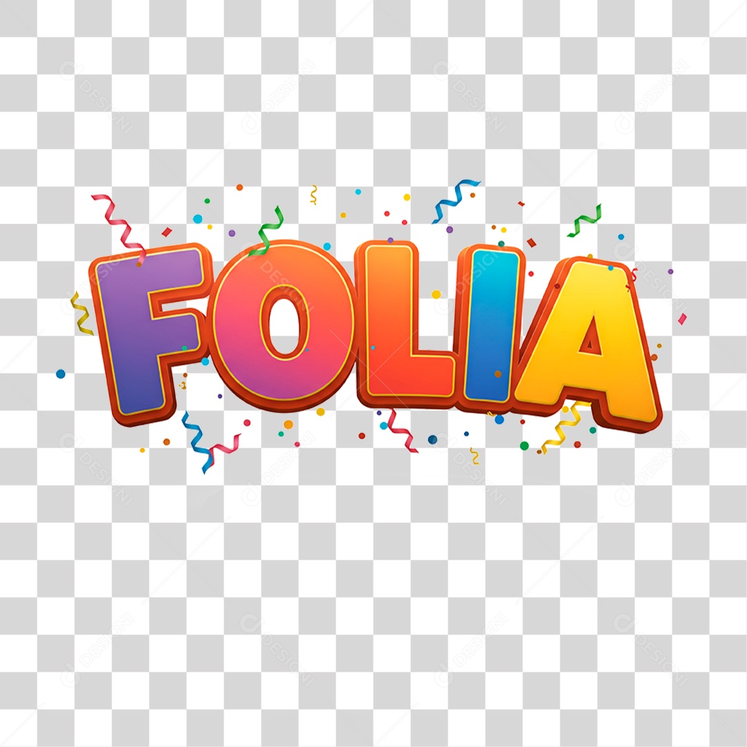 Selo 3D Folia Para Composição PNG Transparente