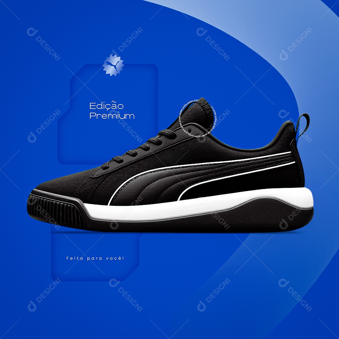 Black Friday Tênis Puma Edição Premium Social Media PSD Editável