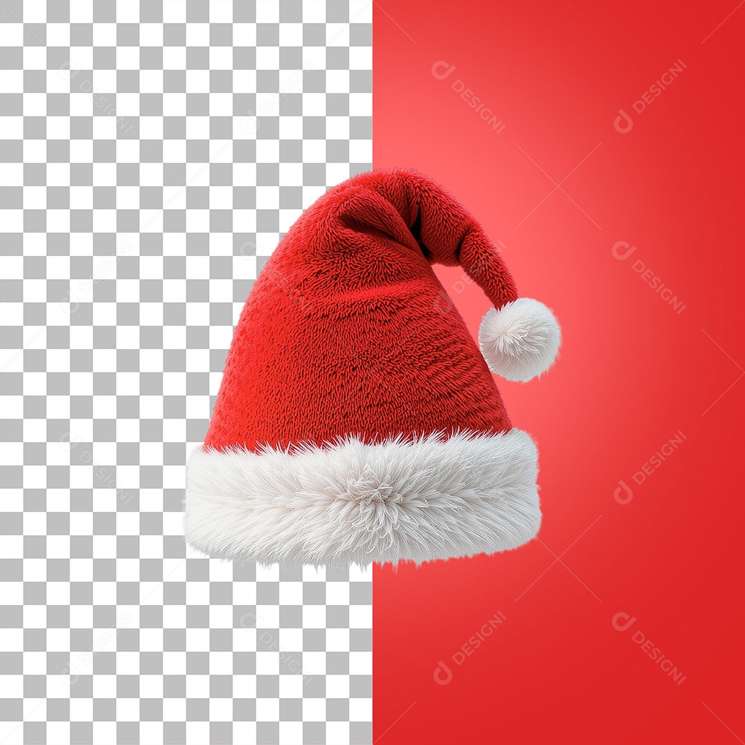 Gorro de Natal para Composição PSD