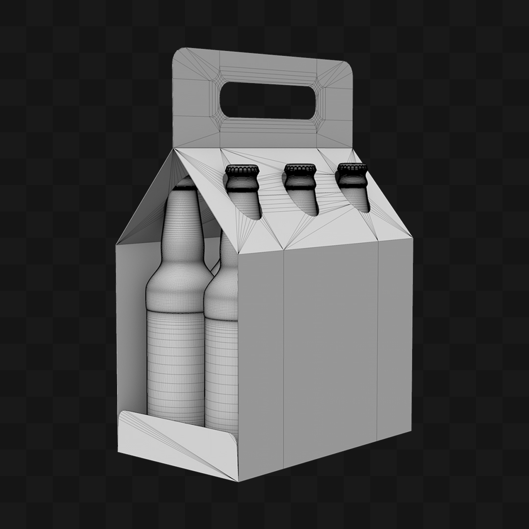 Caixa de Bebidas - Modelo 3D