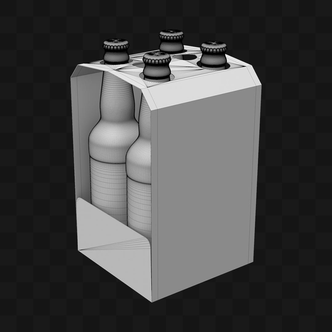 Caixa de Bebidas - Modelo 3D
