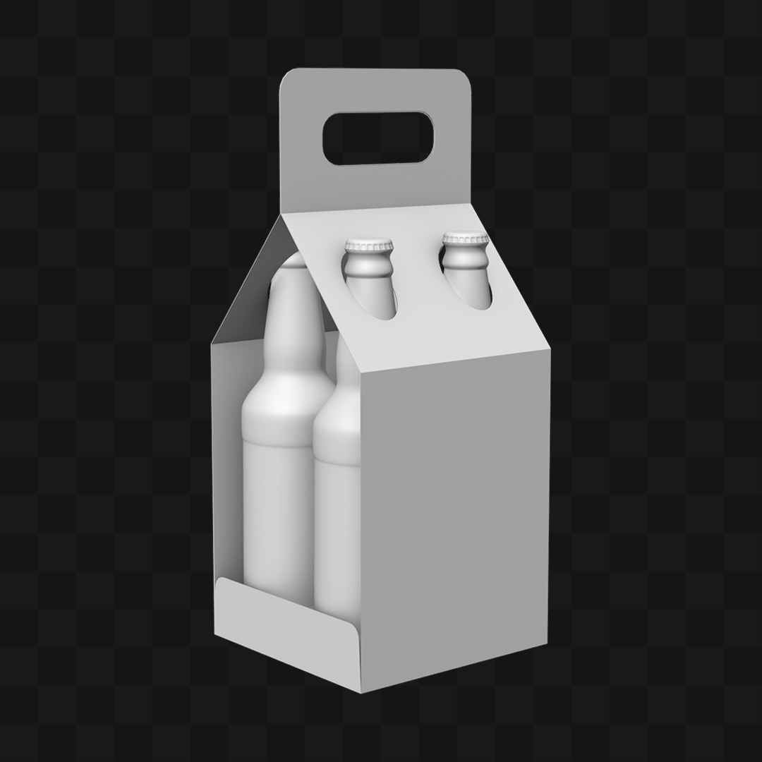 Caixa de Bebidas - Modelo 3D