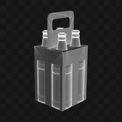 Caixa de Bebidas - Modelo 3D