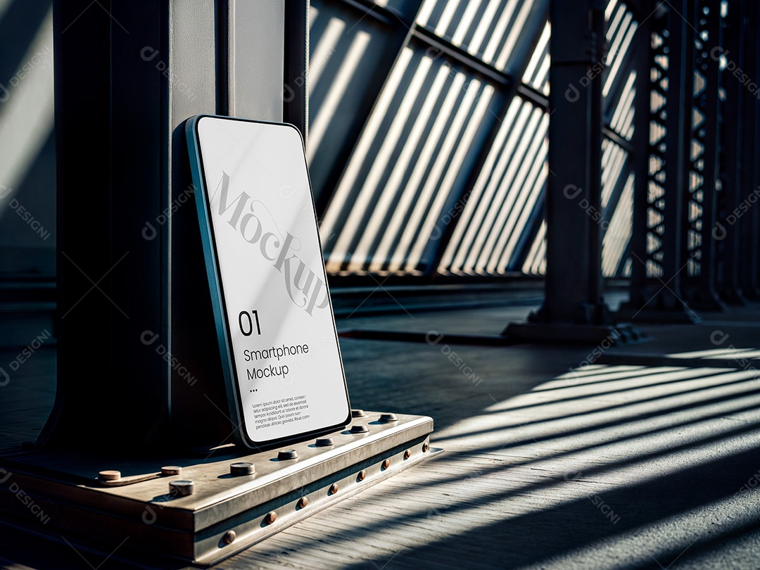 Celular Smartphone Mockup PSD Editável