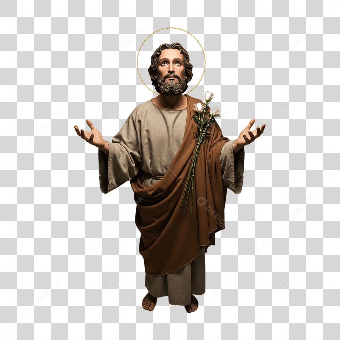 Imagem Semelhante a São José PNG Transparente