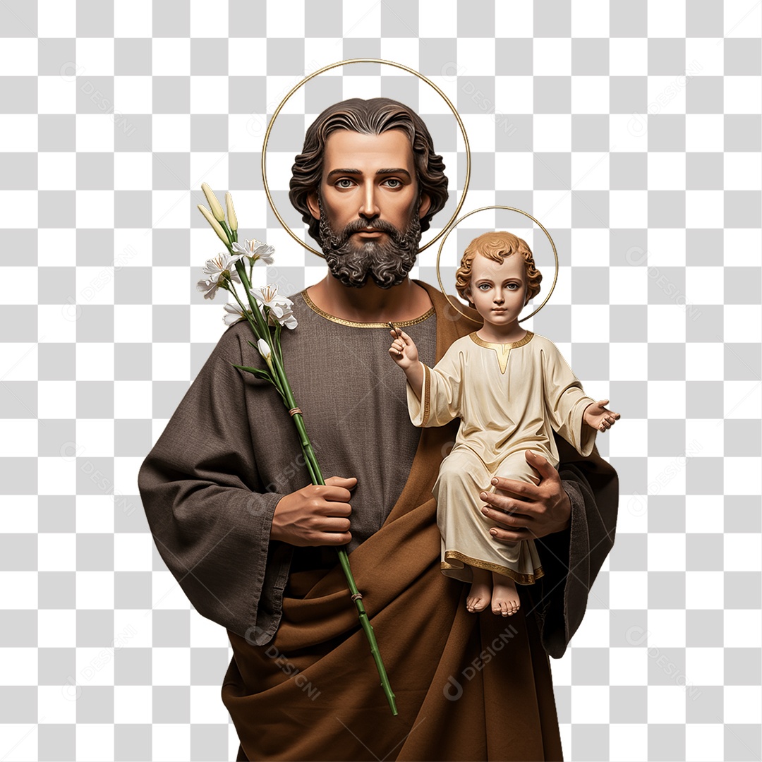 Imagem Semelhante a São José PNG Transparente