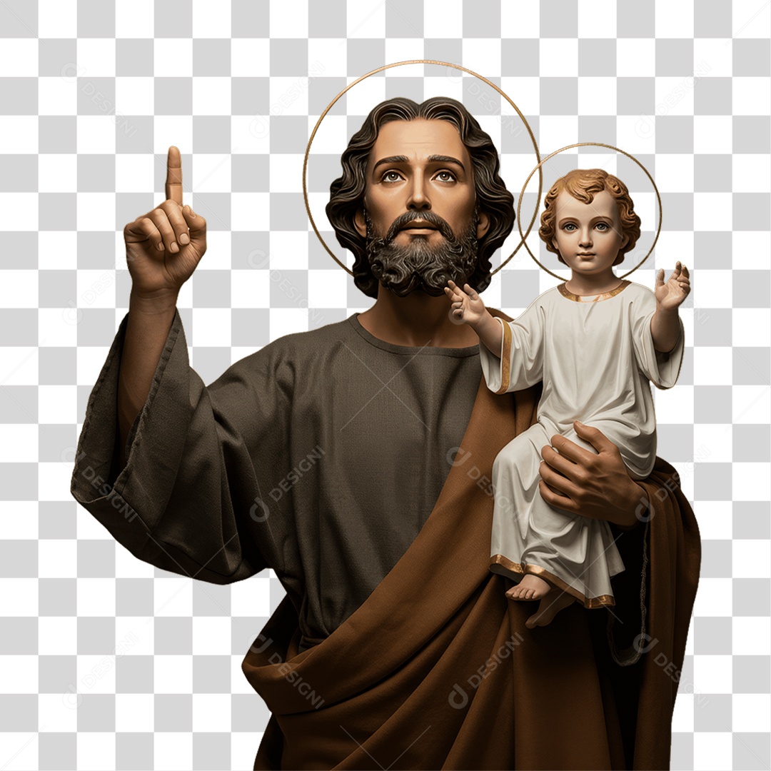 Imagem Semelhante a São José PNG Transparente