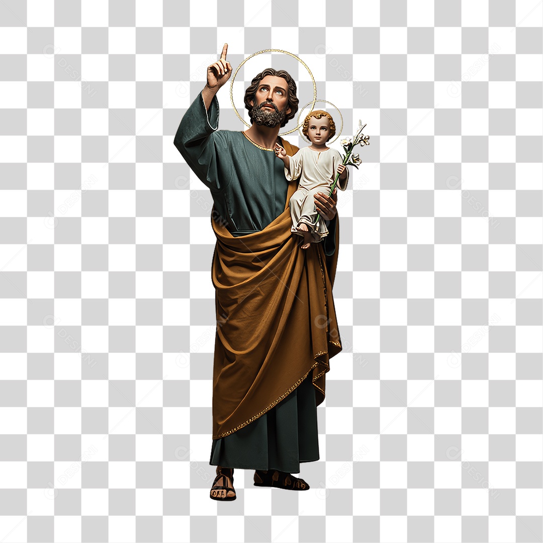 Imagem Semelhante a São José PNG Transparente
