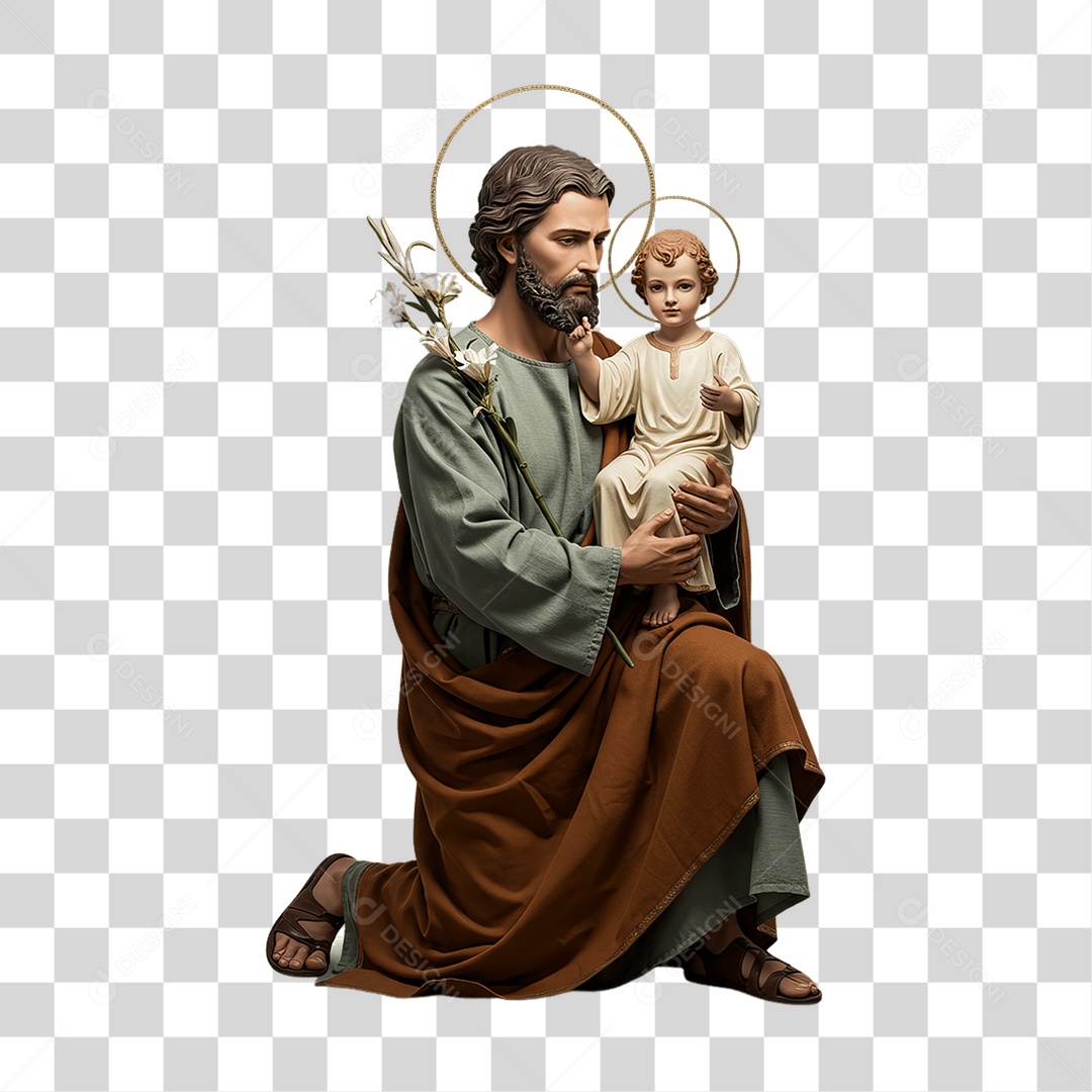 Imagem Semelhante a São José PNG Transparente