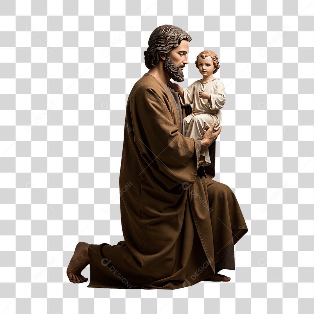 Imagem Semelhante a São José PNG Transparente