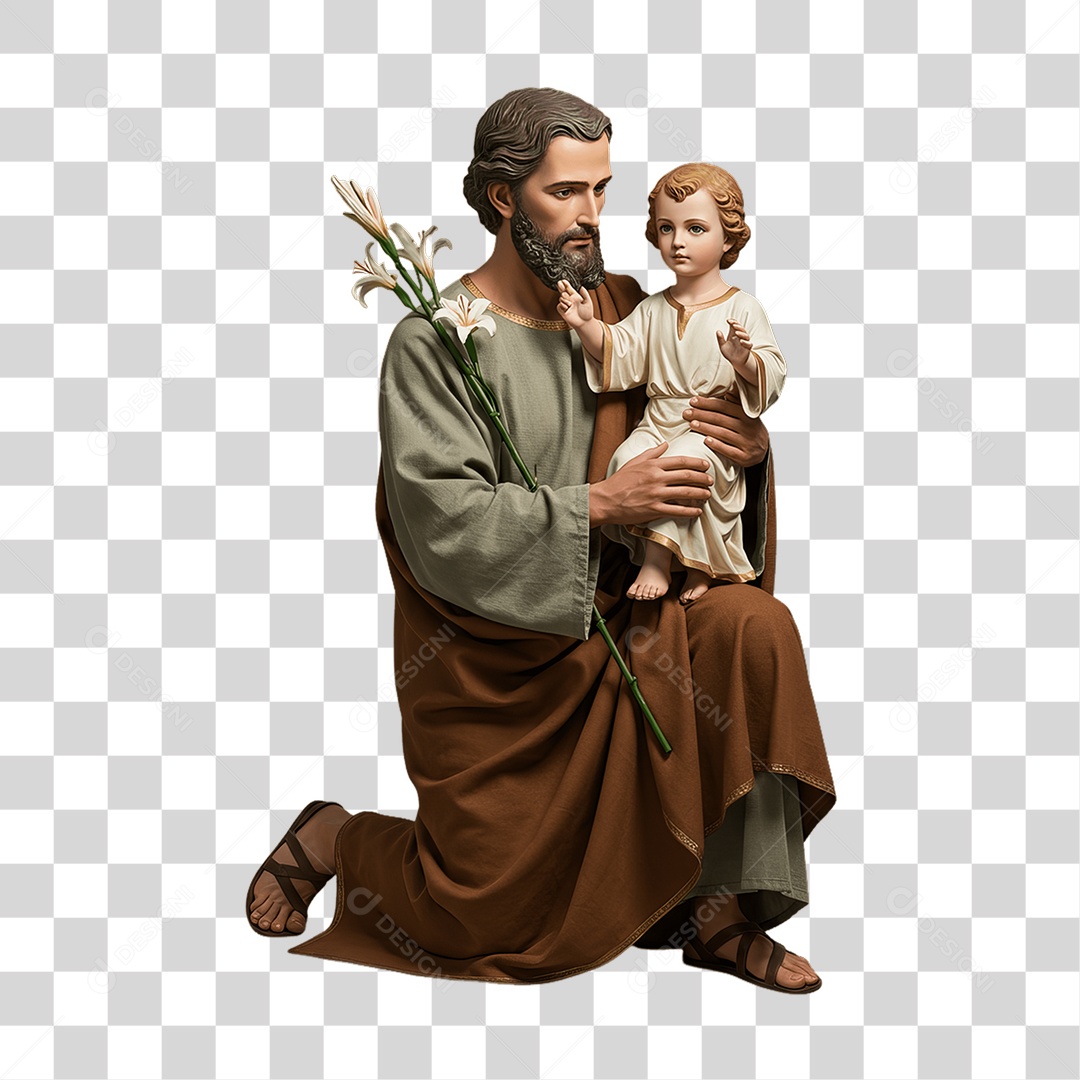 Imagem Semelhante a São José PNG Transparente