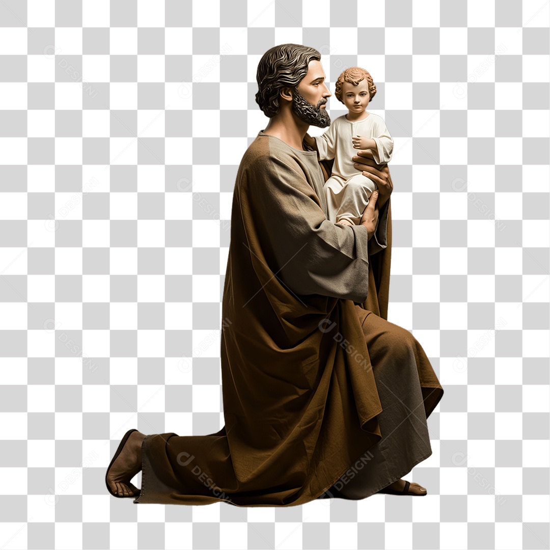 Imagem Semelhante a São José PNG Transparente