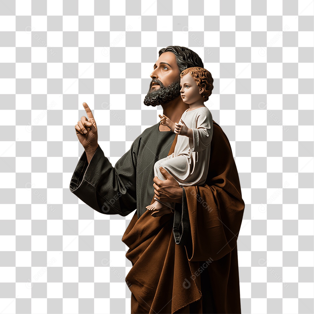 Imagem Semelhante a São José PNG Transparente