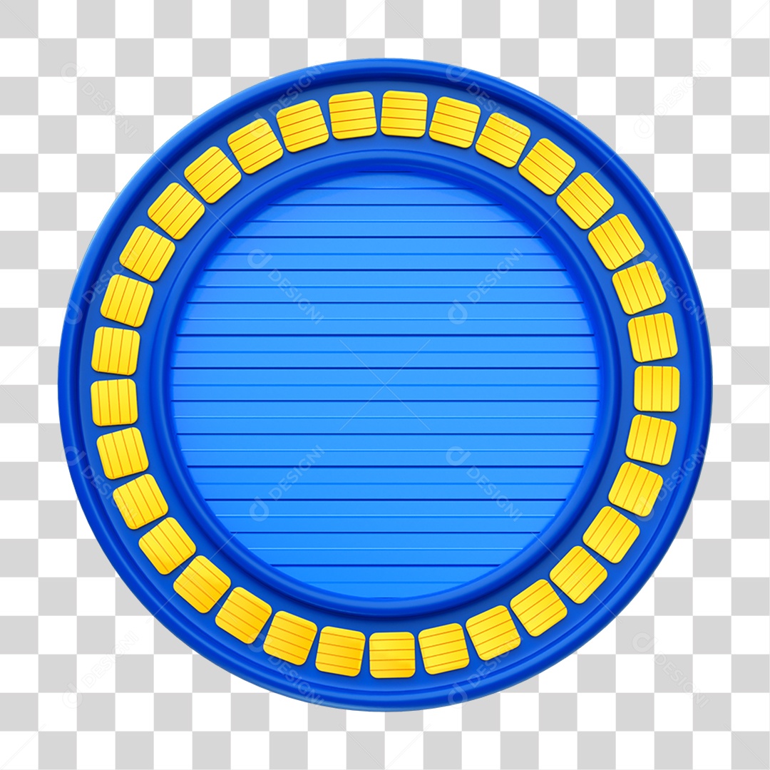 Placa Redonda PNG Transparente