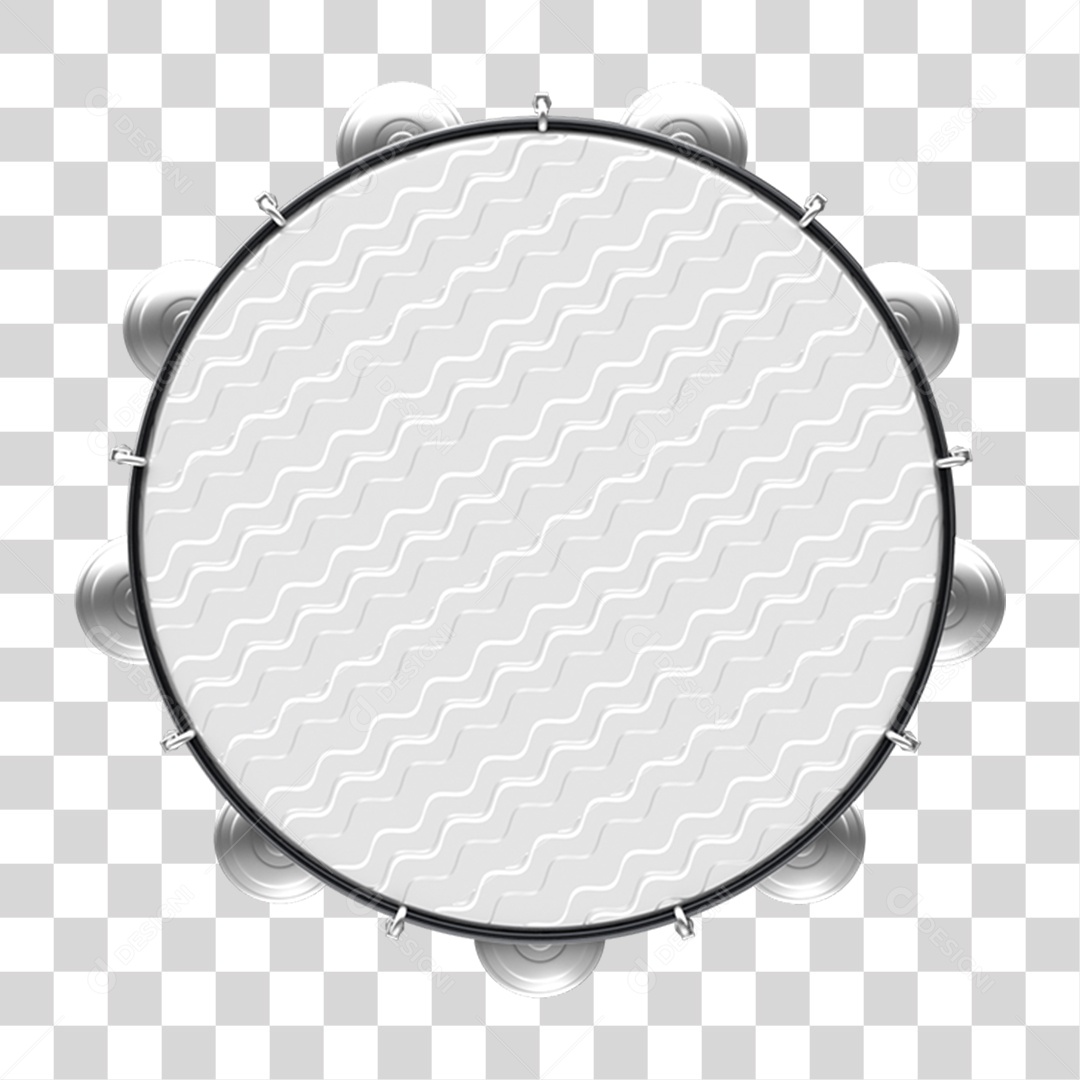 Pandeiro Instrumento PNG Transparente