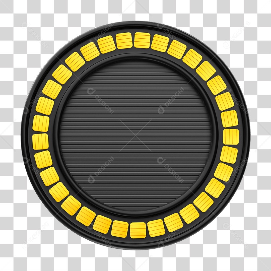 Placa Redonda PNG Transparente