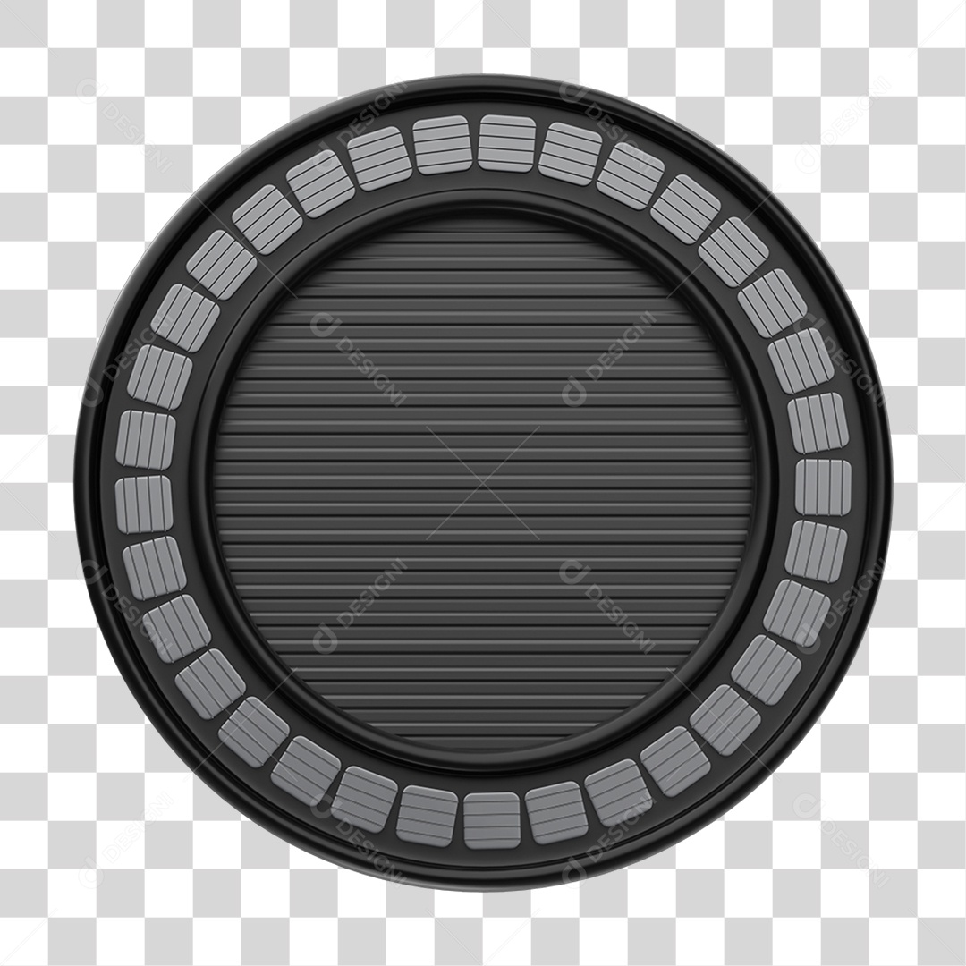 Placa Redonda PNG Transparente