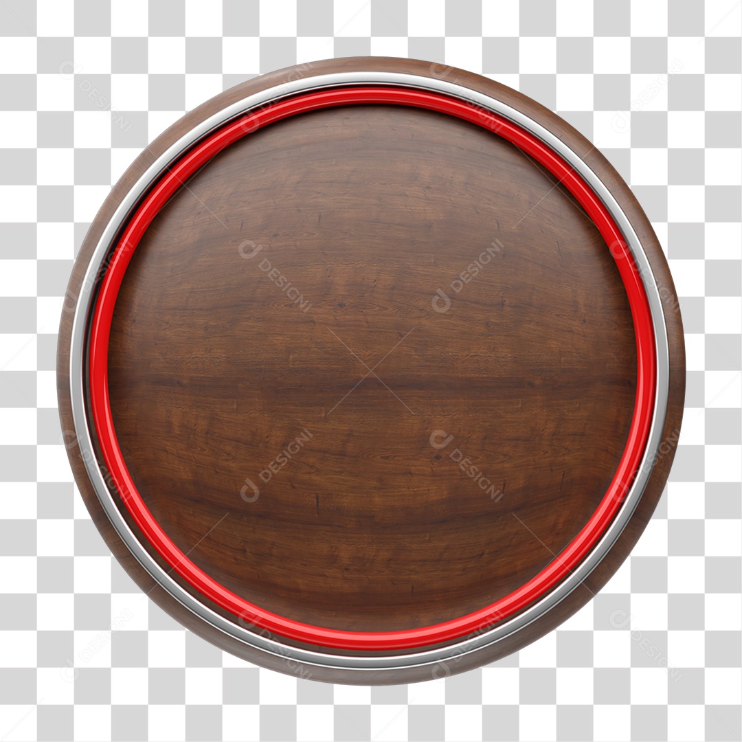 Placa Redonda PNG Transparente