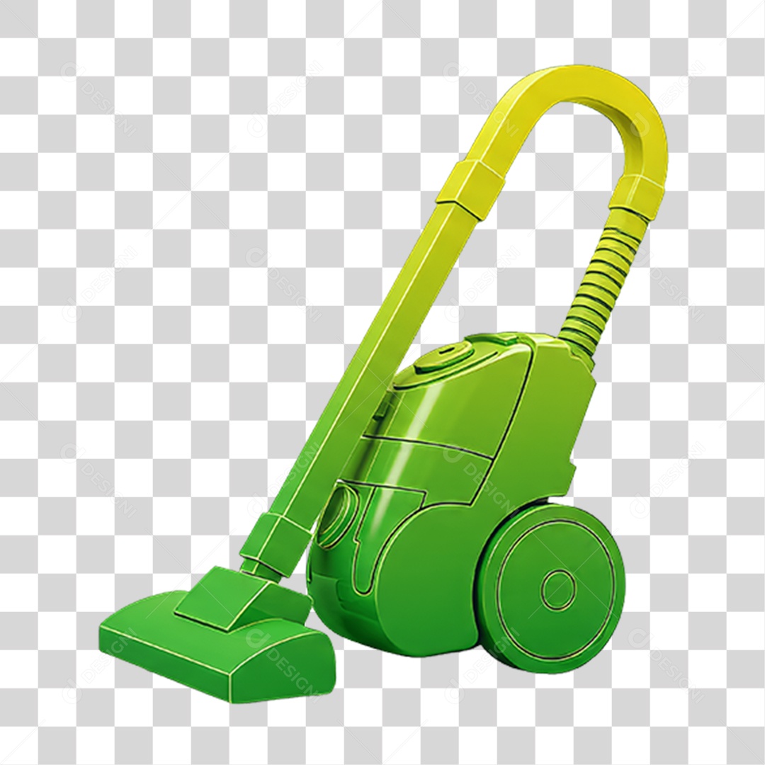Aspirador de Pó com Cores Degradê PNG Transparente