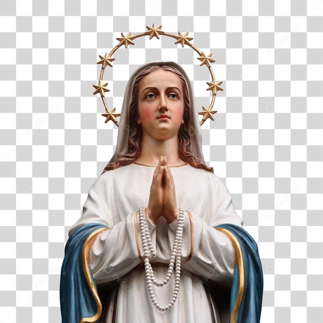 Imagem Semelhante a Nossa Senhora de Lourdes PNG Transparente