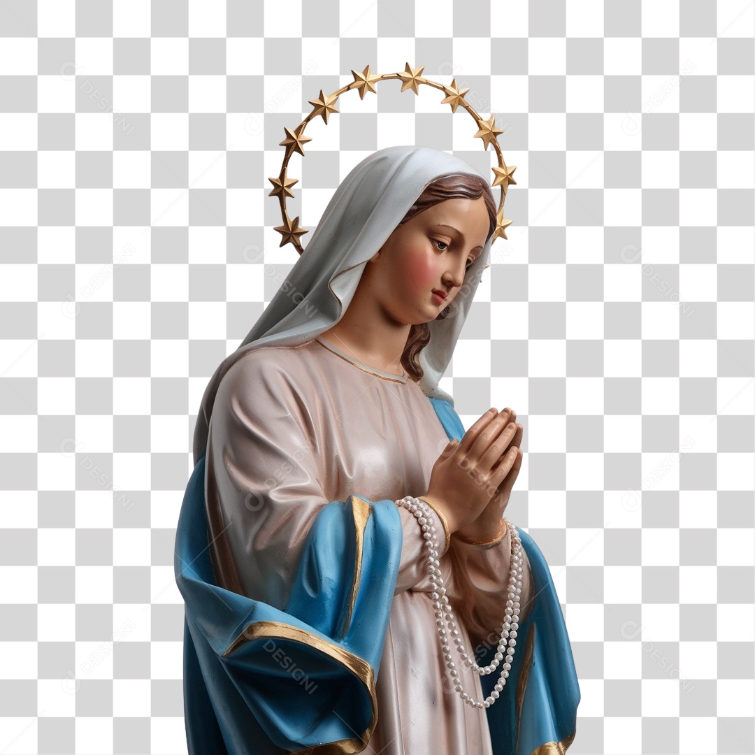 Imagem Semelhante a Nossa Senhora de Lourdes PNG Transparente