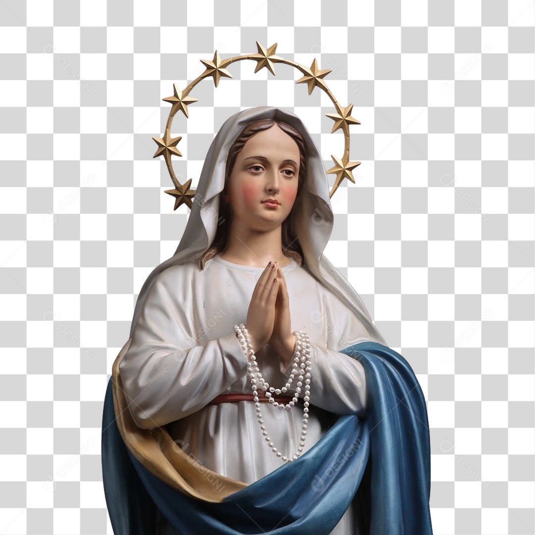 Imagem Semelhante a Nossa Senhora de Lourdes PNG Transparente