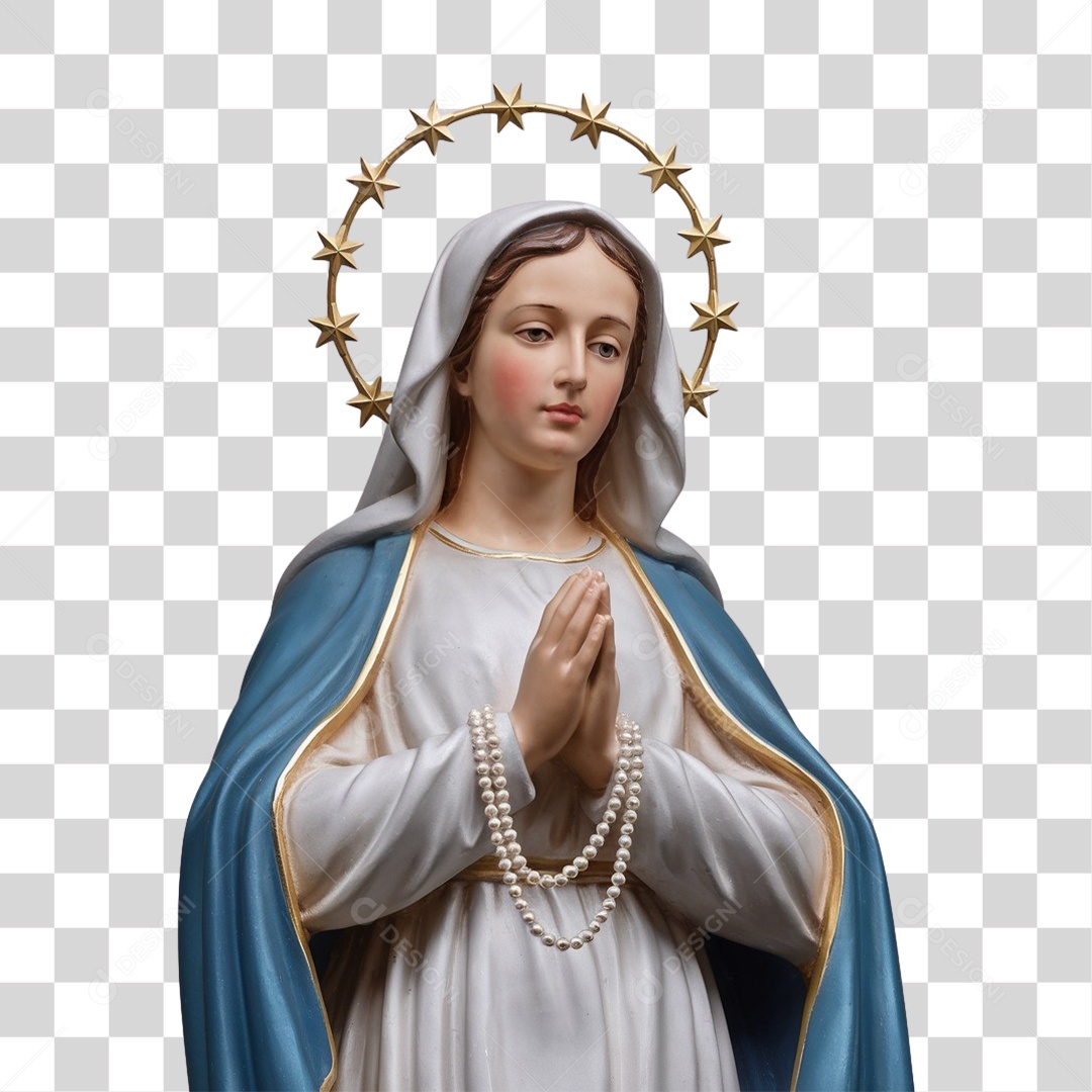 Imagem Semelhante a Nossa Senhora de Lourdes PNG Transparente