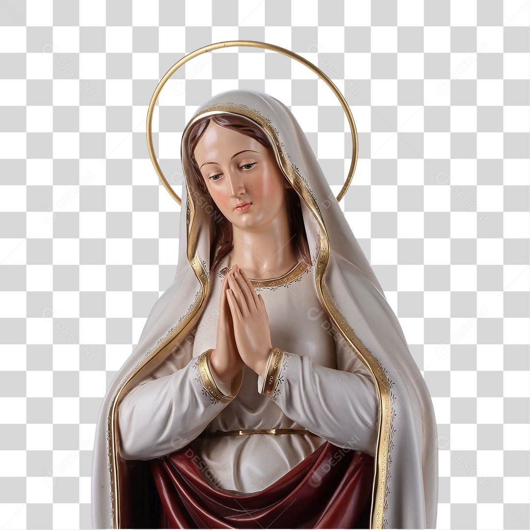 Imagem Semelhante a Nossa Senhora de Lourdes PNG Transparente