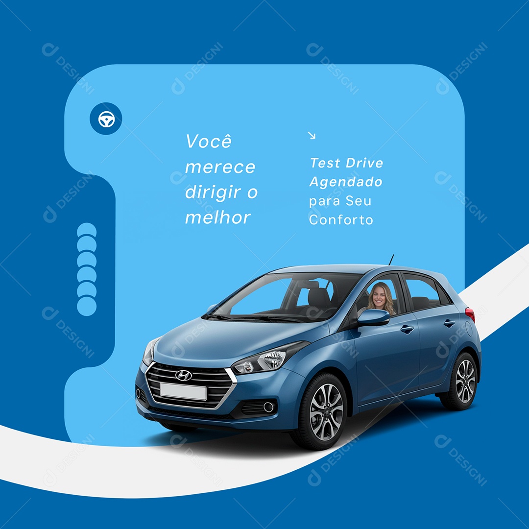 Concessionária Você Merece o Melhor Social Media PSD Editável