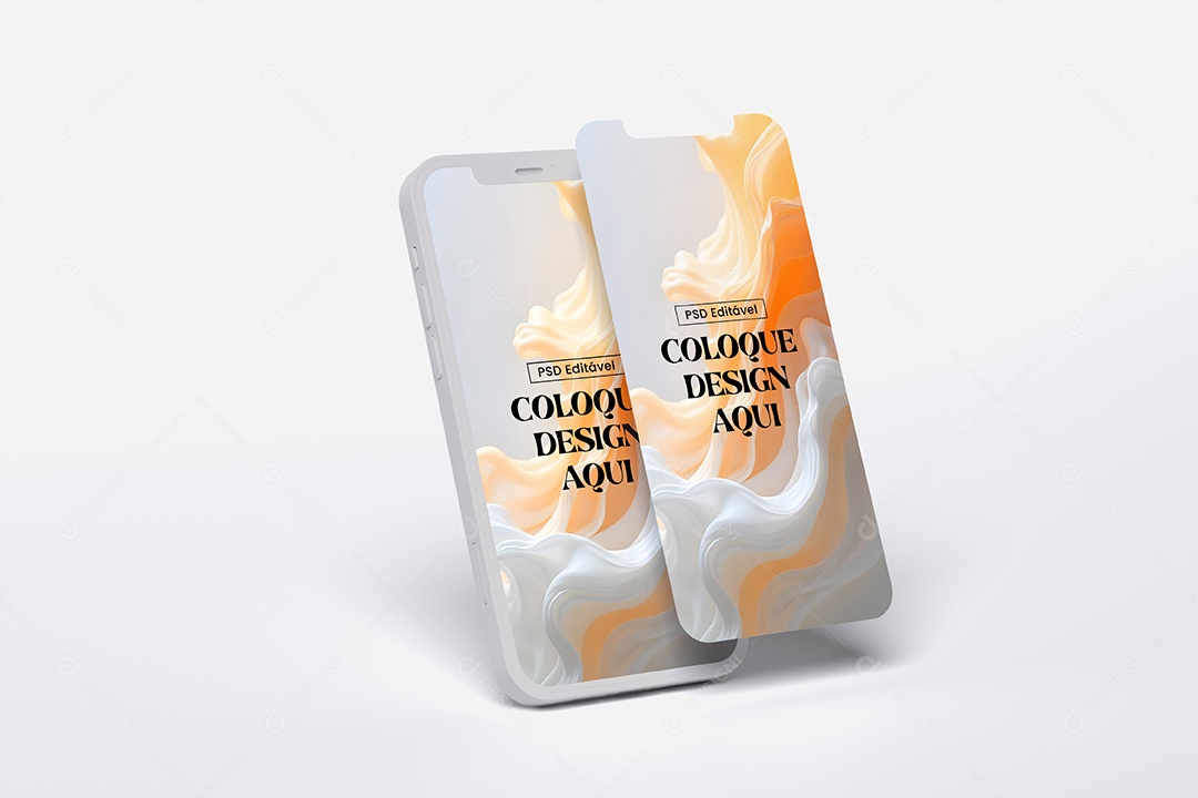 Mockup de Tela de IPhones PSD Editável