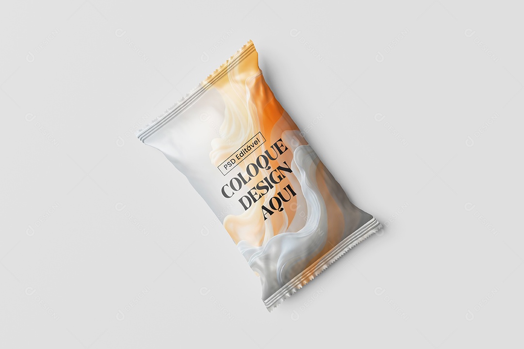 Mockup Embalagem de Doce PSD Editável