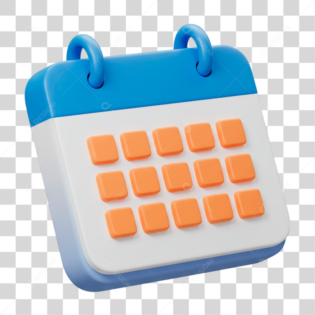 Calendário PNG Transparente