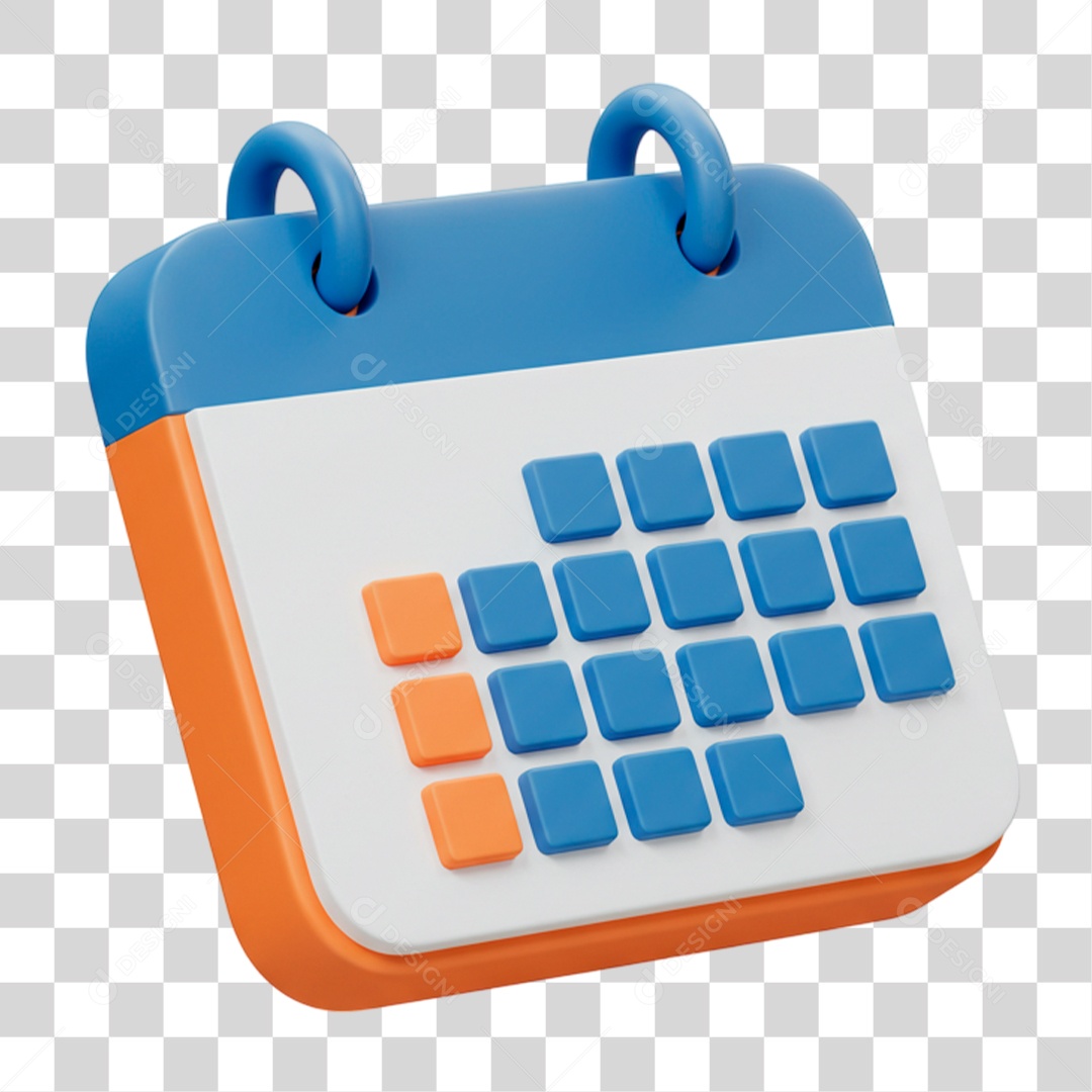 Calendário PNG Transparente