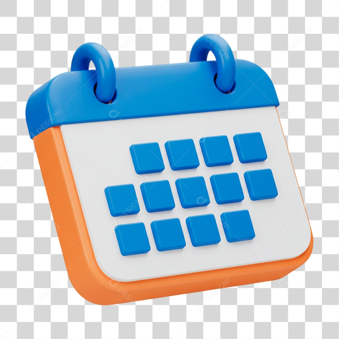 Calendário PNG Transparente